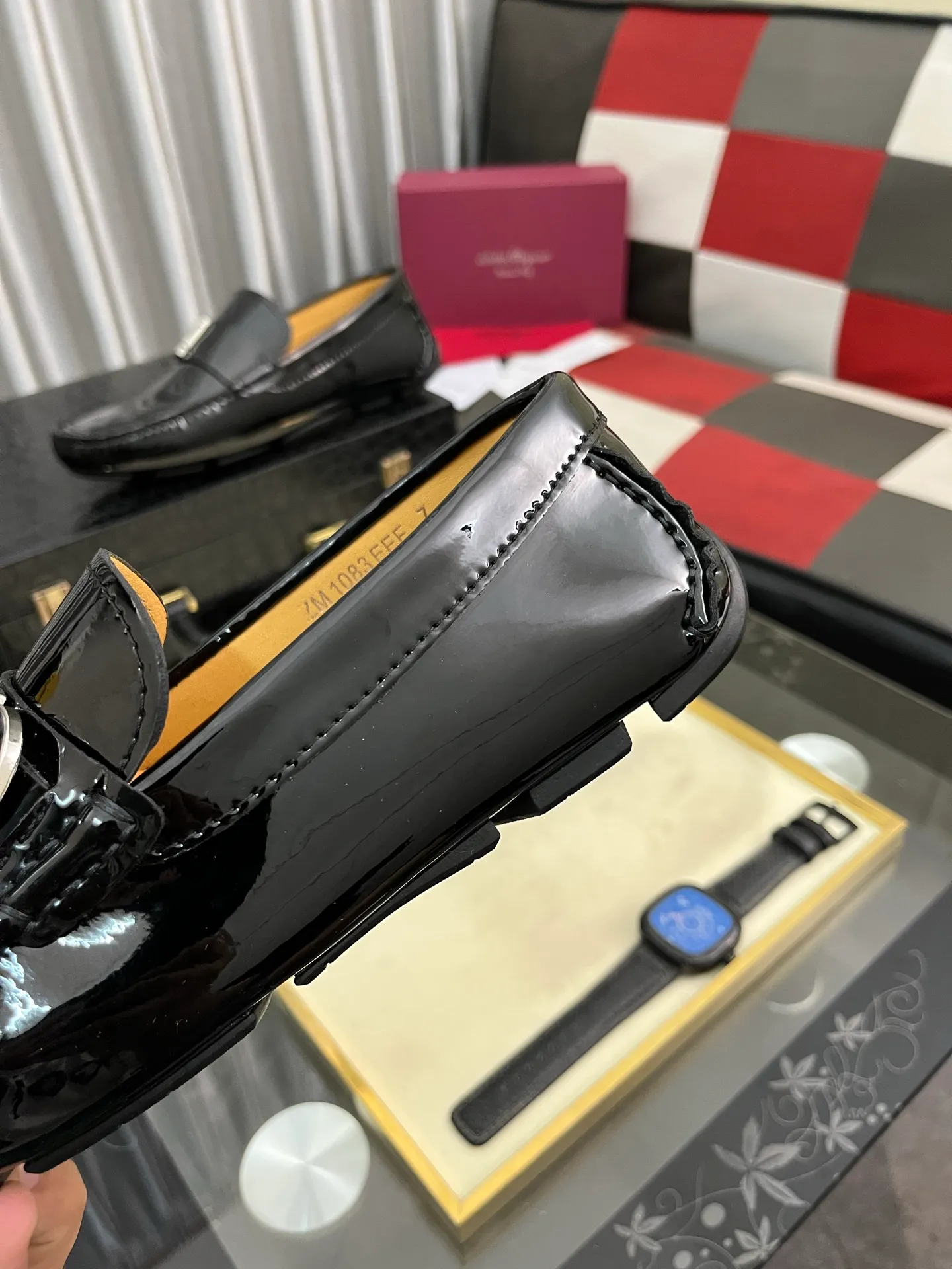 Men's shoes 💰560⌚️⌚️ Ferragamo [Ferragamo] new high-end quality framed shoes. The style is luxurious and elegant, with equal emphasis on practicality and style. We pay special attention to quality and details. The shoe last leather, workmanship and comfort are not inferior! Material: Imported first-layer soft cowhide leather upper ➕Genuine leather lining, code number: 38-446️⃣colors available